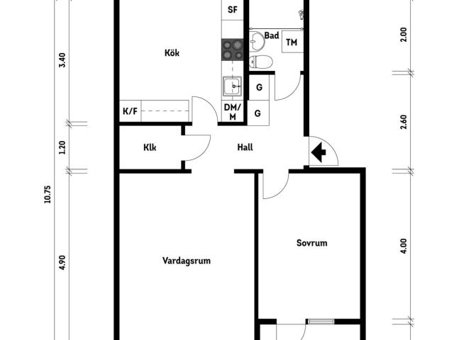 Bostadsrätt till salu i Göteborg Västra midvintersgatan 8 | Länsförsäkringar Fastighetsförmedling