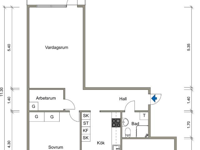 Bostadsrätt till salu i Göteborg Vintervädersgatan 7, VÅNING 9 | Länsförsäkringar Fastighetsförmedling