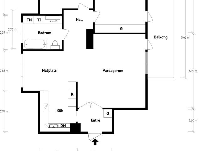 Bostadsrätt till salu i Göteborg Ernst Torulfsgatan 17C | Länsförsäkringar Fastighetsförmedling