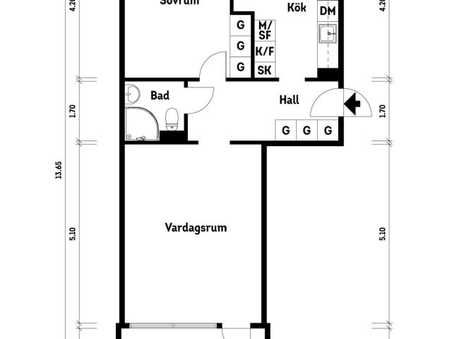 Bostadsrätt till salu i Göteborg Fastlagsgatan 8 | Länsförsäkringar Fastighetsförmedling