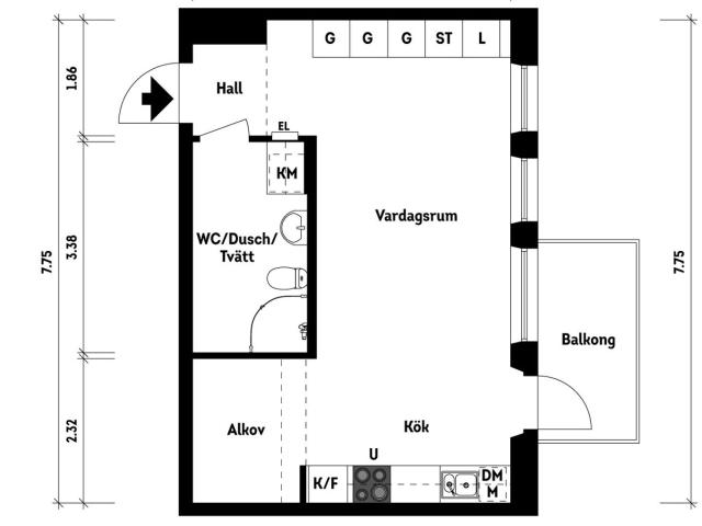 Bostadsrätt till salu i Göteborg Ingeborg Hammarskjölds Gata 48 | Länsförsäkringar Fastighetsförmedling