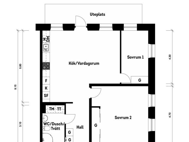 Bostadsrätt till salu i Göteborg Ingeborg Hammarskjölds gata 57 | Länsförsäkringar Fastighetsförmedling