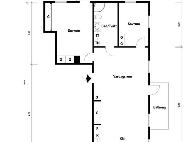 Bostadsrätt till salu i Göteborg Ingeborg Hammarskjölds Gata 57 | Länsförsäkringar Fastighetsförmedling