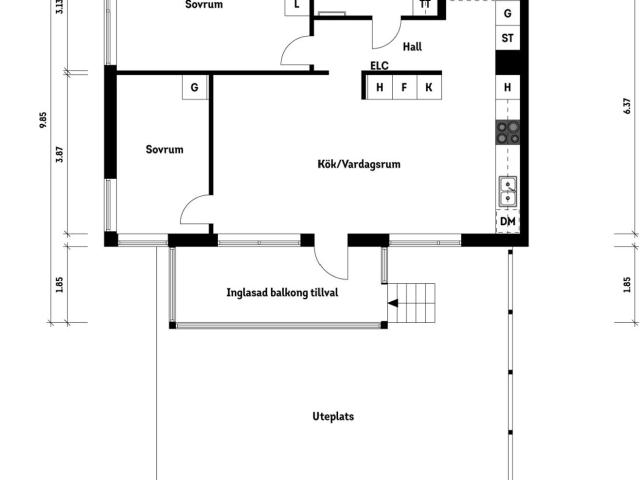 Bostadsrätt till salu i Göteborg Ingrid Wallbergs Gata 51 | Länsförsäkringar Fastighetsförmedling