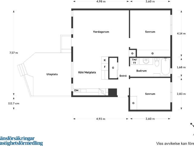 Bostadsrätt till salu i Göteborg Lindholmsvägen 15 | Länsförsäkringar Fastighetsförmedling