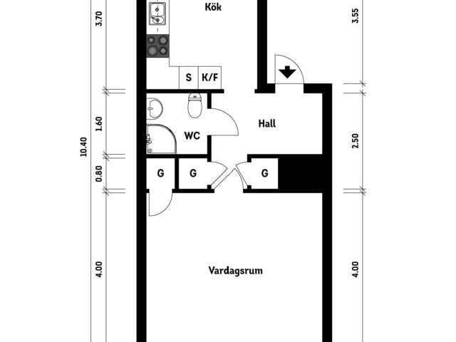 Bostadsrätt till salu i Göteborg Måns bryntessonsgatan 7A | Länsförsäkringar Fastighetsförmedling