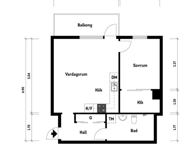Bostadsrätt till salu i Göteborg Margit Halls Gata 39 | Länsförsäkringar Fastighetsförmedling