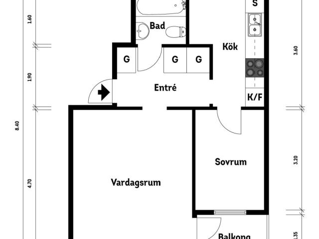 Bostadsrätt till salu i Göteborg Östanvindsgatan 11C | Länsförsäkringar Fastighetsförmedling