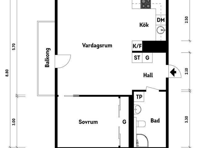 Bostadsrätt till salu i Göteborg Rustmästaregatan 21 | Länsförsäkringar Fastighetsförmedling