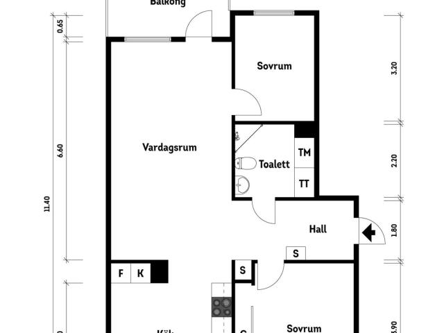 Bostadsrätt till salu i Göteborg Soldathemsgatan 2 | Länsförsäkringar Fastighetsförmedling