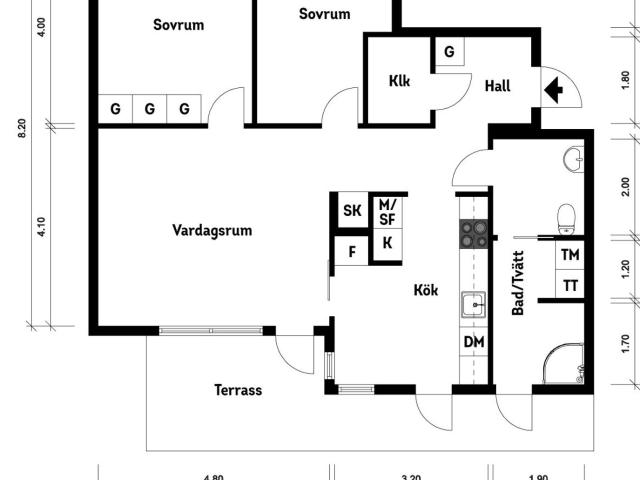 Bostadsrätt till salu i Göteborg Smörslottsgatan 57 | Länsförsäkringar Fastighetsförmedling