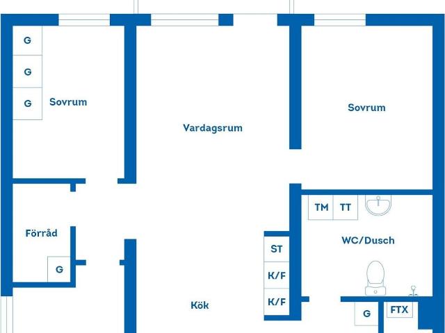 Bostadsrätt till salu i Gnesta Österkärvsvägen 6D | Länsförsäkringar Fastighetsförmedling
