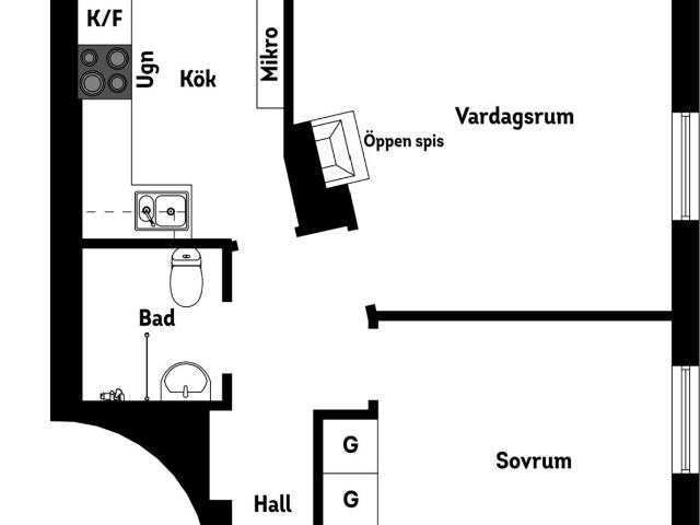 Bostadsrätt till salu i Hägersten Klubbacken 45 | Länsförsäkringar Fastighetsförmedling