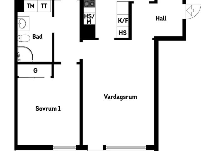 Bostadsrätt till salu i Hägersten Huvudfabriksgatan 4 | Länsförsäkringar Fastighetsförmedling