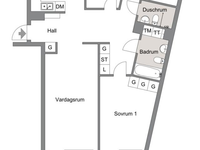 Bostadsrätt till salu i Hägersten Vantörsvägen 277 | Länsförsäkringar Fastighetsförmedling