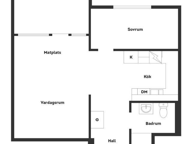 Bostadsrätt till salu i Halmstad Österängsgatan 22 | Länsförsäkringar Fastighetsförmedling