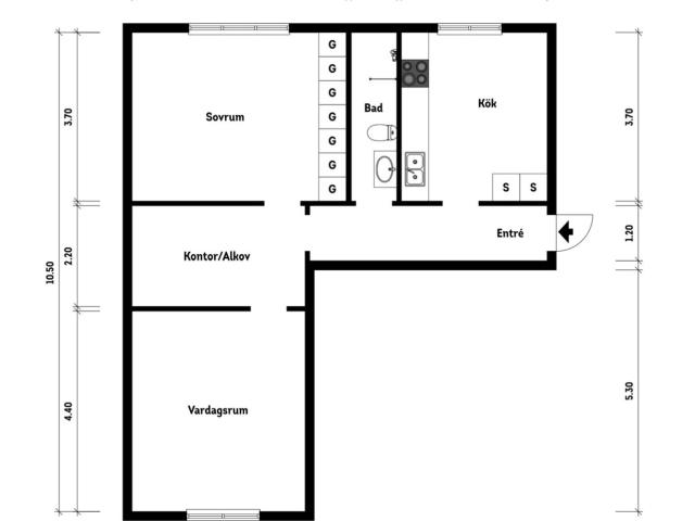 Bostadsrätt till salu i Helsingborg Magistergatan 3 | Länsförsäkringar Fastighetsförmedling