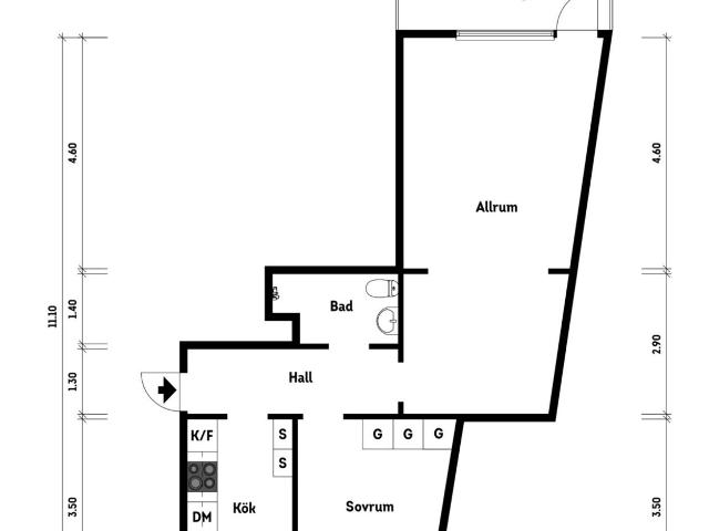Bostadsrätt till salu i Helsingborg Planteringsvägen 54 | Länsförsäkringar Fastighetsförmedling