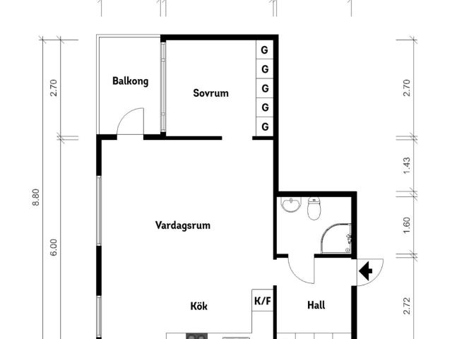 Bostadsrätt till salu i Hisings backa Sägengatan 43 | Länsförsäkringar Fastighetsförmedling