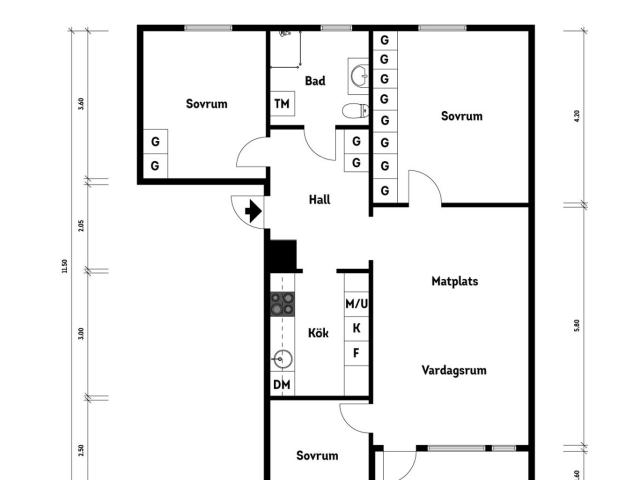 Bostadsrätt till salu i Hisings kärra Lillekärr norra 96 | Länsförsäkringar Fastighetsförmedling