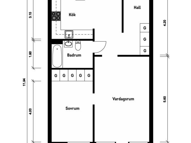 Bostadsrätt till salu i Hisings kärra Prilyckegatan 87 | Länsförsäkringar Fastighetsförmedling
