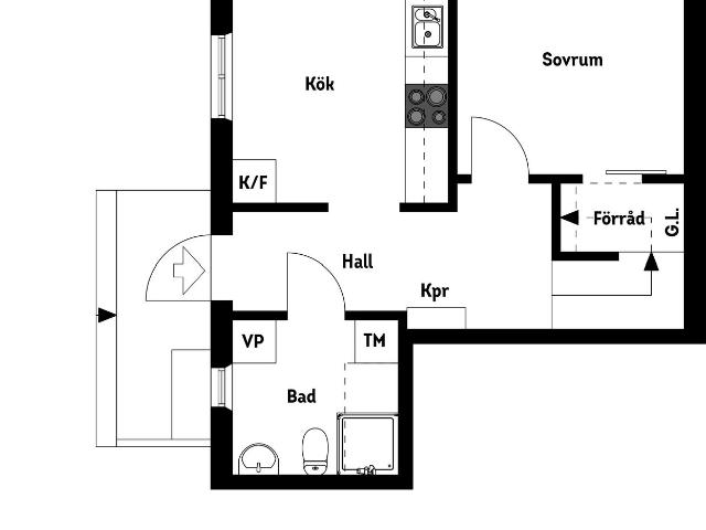 Bostadsrätt till salu i Huddinge Kavlevägen 12B | Länsförsäkringar Fastighetsförmedling
