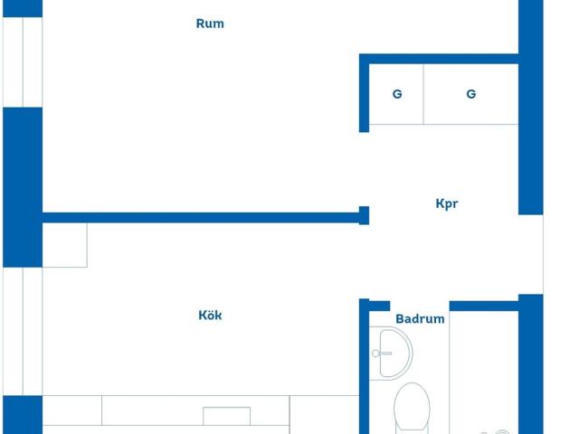 Bostadsrätt till salu i Karlskrona Landsvägsgatan 1B | Länsförsäkringar Fastighetsförmedling