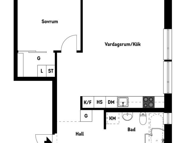Bostadsrätt till salu i Karlstad Dammgatan 16 | Länsförsäkringar Fastighetsförmedling