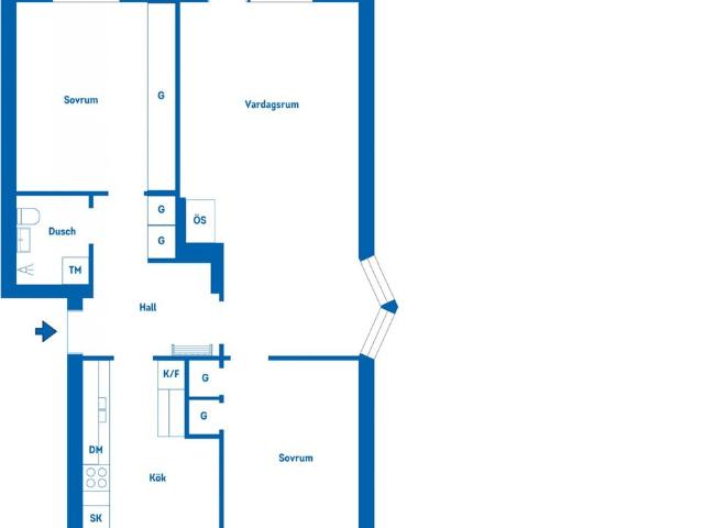 Bostadsrätt till salu i Katrineholm Jungfrugatan 10A | Länsförsäkringar Fastighetsförmedling