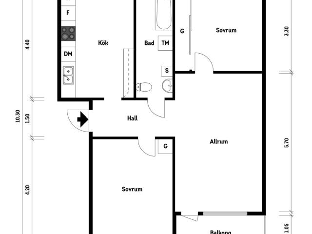 Bostadsrätt till salu i Klippan Östra Solgatan 4A | Länsförsäkringar Fastighetsförmedling