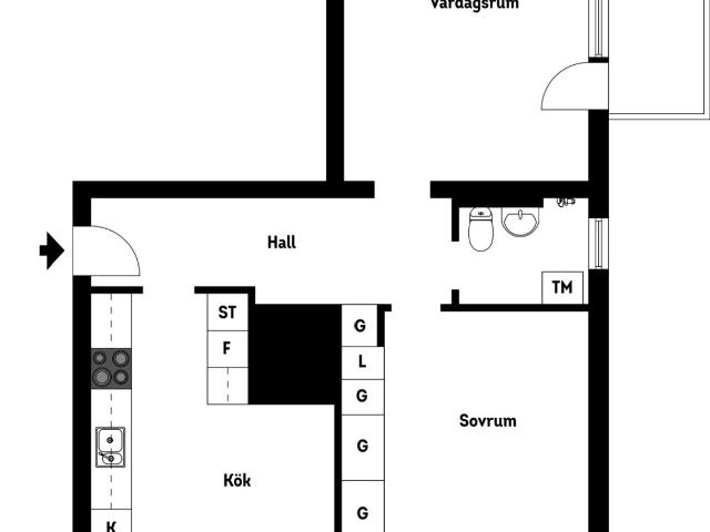 Bostadsrätt till salu i Kristinehamn Enserudsgatan 19A | Länsförsäkringar Fastighetsförmedling