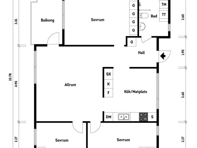 Bostadsrätt till salu i Kungsbacka Mor Charlottas väg 11 | Länsförsäkringar Fastighetsförmedling