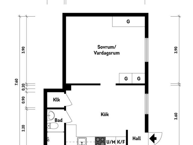 Bostadsrätt till salu i Kungsbacka Klockaregatan 1 | Länsförsäkringar Fastighetsförmedling