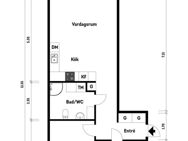 Bostadsrätt till salu i Kungsbacka Lavavägen 4 | Länsförsäkringar Fastighetsförmedling