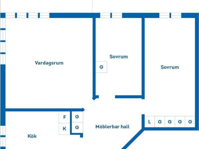 Bostadsrätt till salu i Kungsgården Östra Solbacksgatan 7 | Länsförsäkringar Fastighetsförmedling