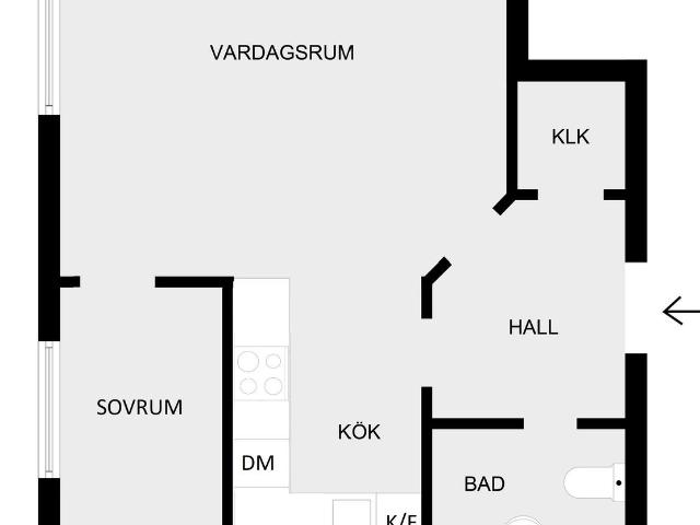 Bostadsrätt till salu i Lidingö Björnvägen 8A | Länsförsäkringar Fastighetsförmedling