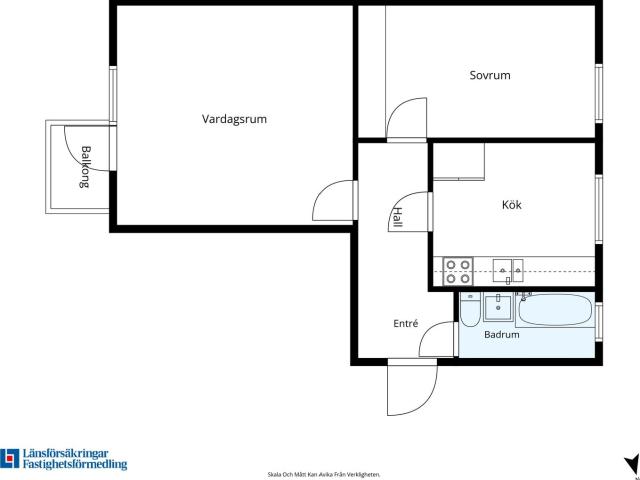Bostadsrätt till salu i Åmål Grindhöjdsvägen 6D | Länsförsäkringar Fastighetsförmedling