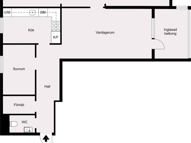 Bostadsrätt till salu i Malmö Tornfalksgatan 8A | Länsförsäkringar Fastighetsförmedling