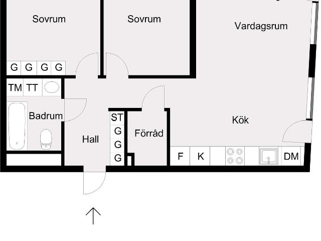Bostadsrätt till salu i Malmö Industrigatan 17A | Länsförsäkringar Fastighetsförmedling
