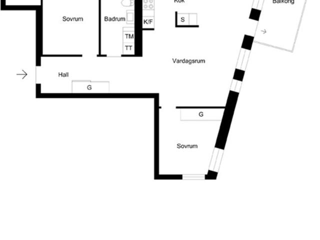 Bostadsrätt till salu i Malmö Isbergs gata 8A | Länsförsäkringar Fastighetsförmedling