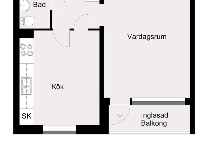 Bostadsrätt till salu i Malmö Lektorsgången 5B | Länsförsäkringar Fastighetsförmedling