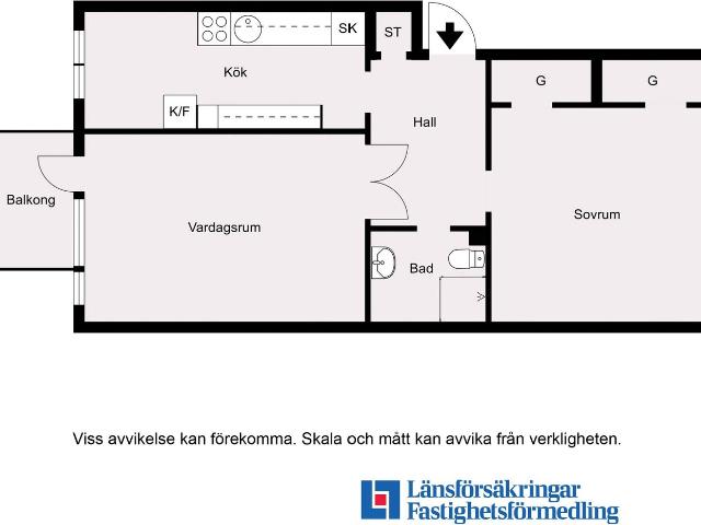Bostadsrätt till salu i Malmö Sköldgatan 6C | Länsförsäkringar Fastighetsförmedling