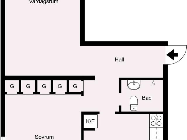 Bostadsrätt till salu i Malmö Smedjekullsgatan 26A | Länsförsäkringar Fastighetsförmedling