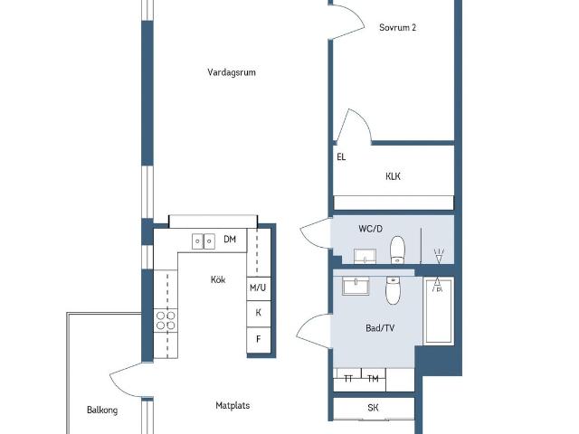 Bostadsrätt till salu i Nacka Sickla Allé 21, 3 tr | Länsförsäkringar Fastighetsförmedling