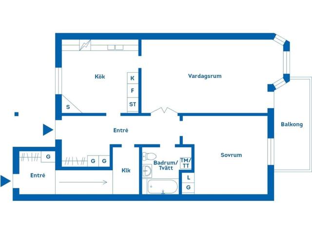 Bostadsrätt till salu i Norrköping Almgatan 13C | Länsförsäkringar Fastighetsförmedling