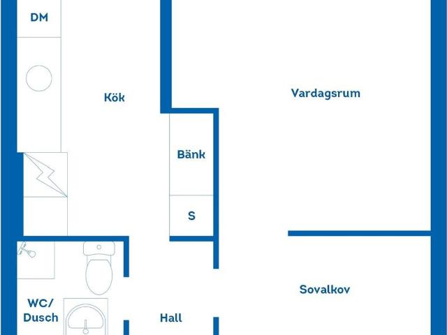 Bostadsrätt till salu i Norrköping Husebygatan 3A | Länsförsäkringar Fastighetsförmedling