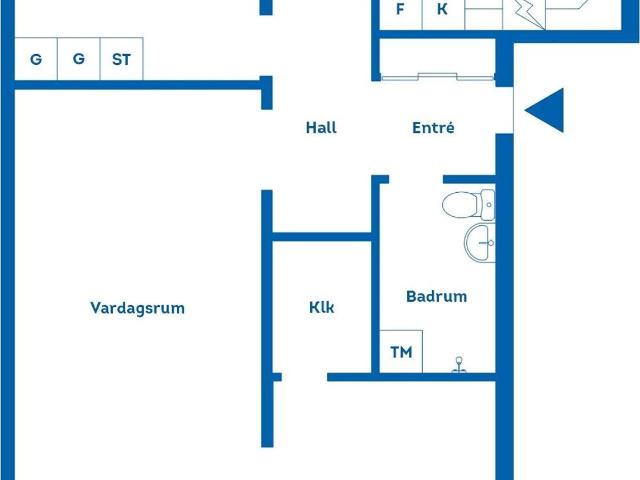 Bostadsrätt till salu i Norrköping Hospitalsgatan 24A | Länsförsäkringar Fastighetsförmedling