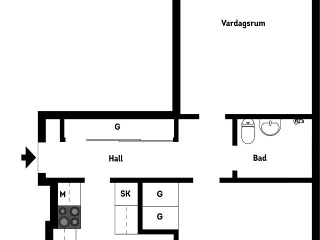 Bostadsrätt till salu i Nynäshamn Centralgatan 26 C | Länsförsäkringar Fastighetsförmedling