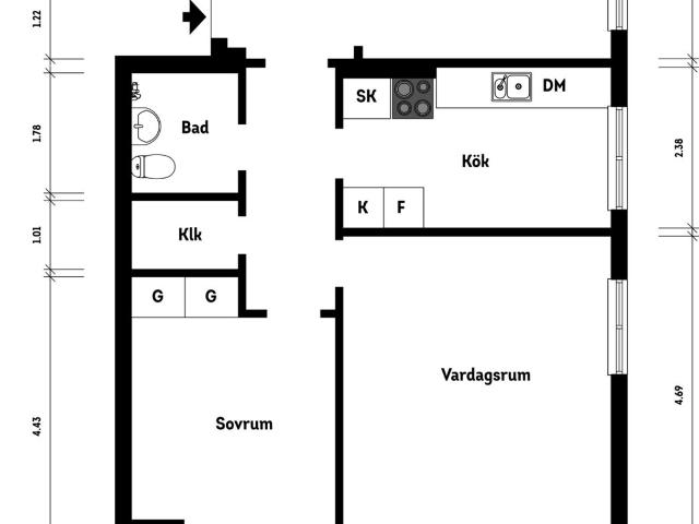 Bostadsrätt till salu i Nynäshamn Höjdgatan 11 | Länsförsäkringar Fastighetsförmedling