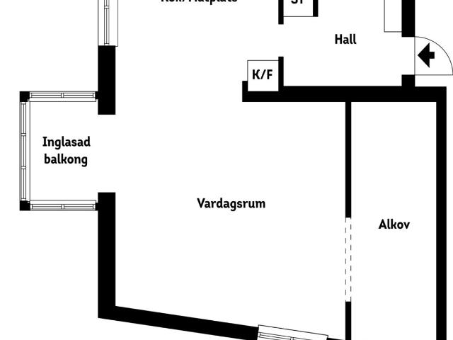 Bostadsrätt till salu i Nynäshamn Vaktbergsvägen 17A | Länsförsäkringar Fastighetsförmedling